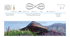 Desktop Screenshot of maxandjane.com